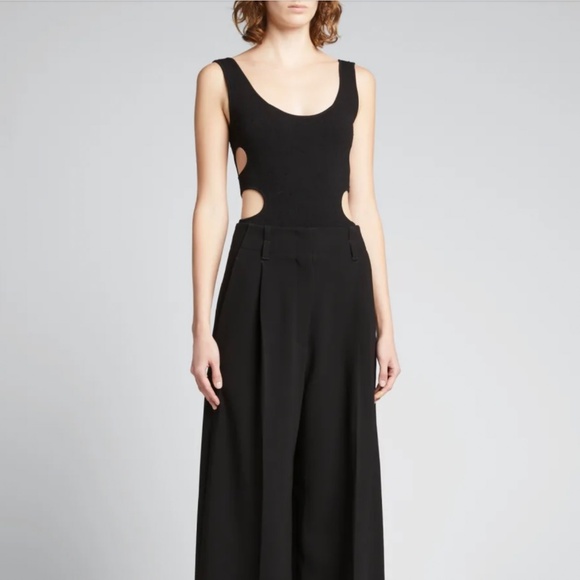 Proenza Schouler Black Knit Bodysuit With Cut Out Sides New With Tags M - Picture 9 of 13